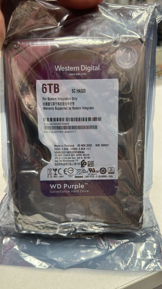 Жесткий диск Western Digital WD60PURX