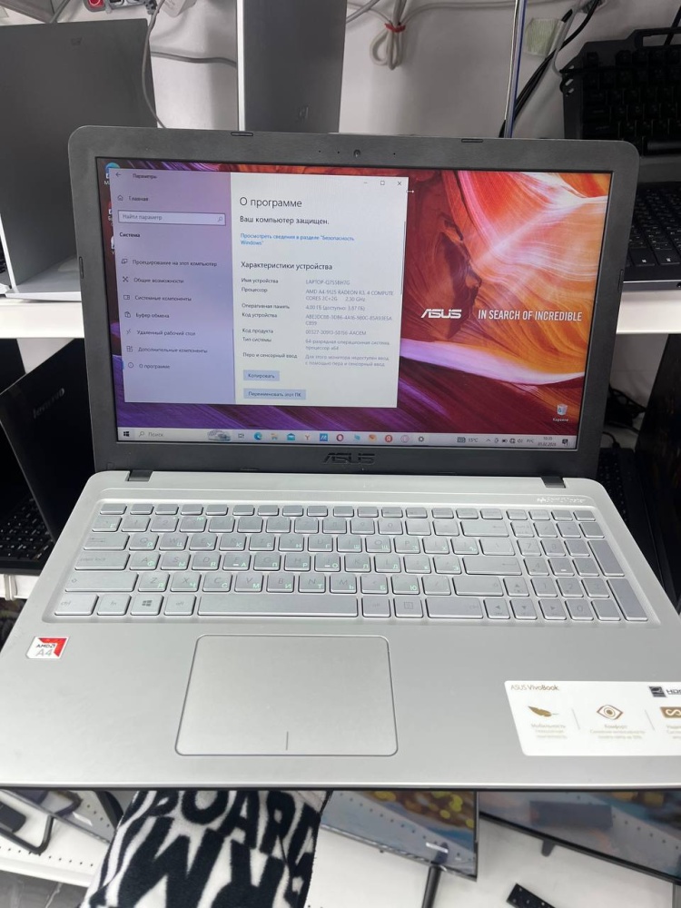 Ноутбук Acer AMD A4-9125 RADEON R3. CORES 2C+2G 2.30GHZ 4/128 GB