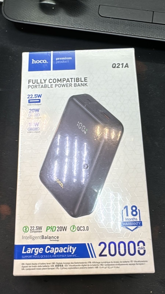 Powerbank внешний аккумулятор Hoco 5000 Беспроводной