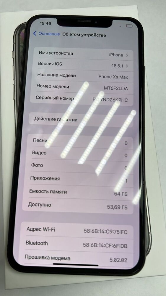 Смартфон iPhone XS MAX 64Gb