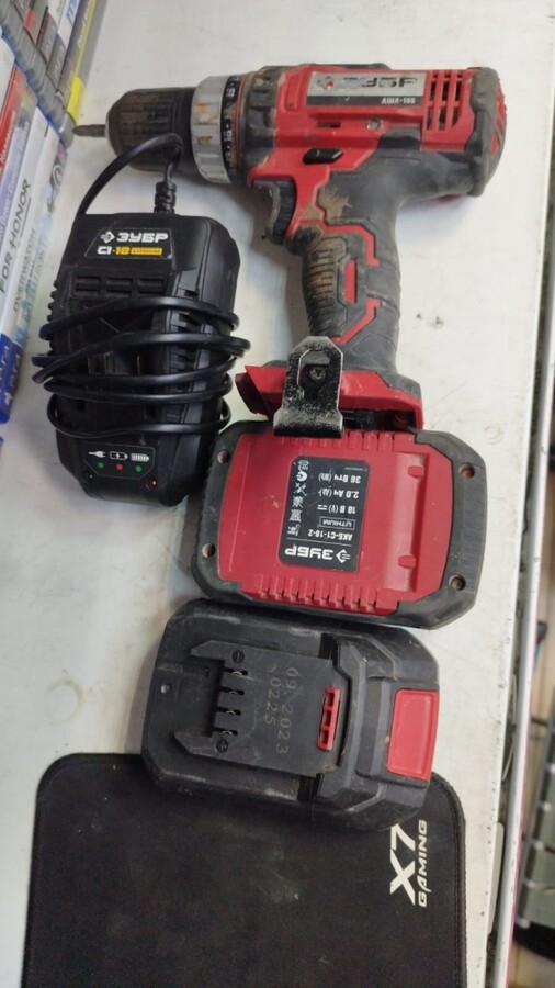 Шуруповерт Зубр 18v