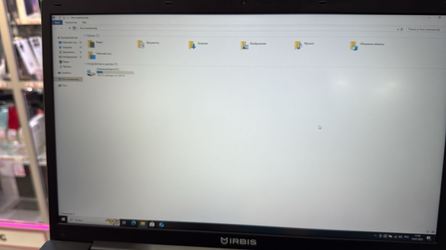 Ноутбук irbis ryzen 3/16/256ssd