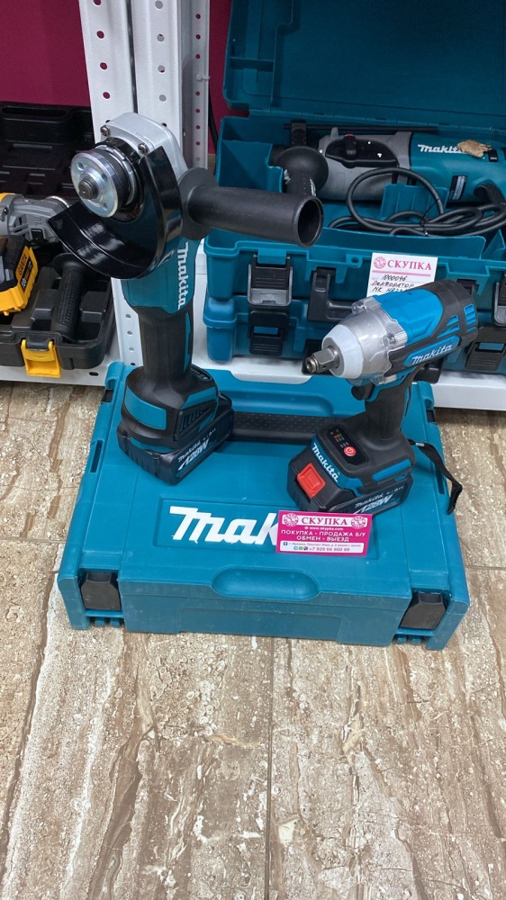 Набор инструментов Makita УШМ+ГАЙКОВЕРТ