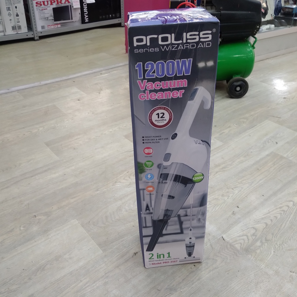Пылесос proliss vacuum cleaner pro-3567