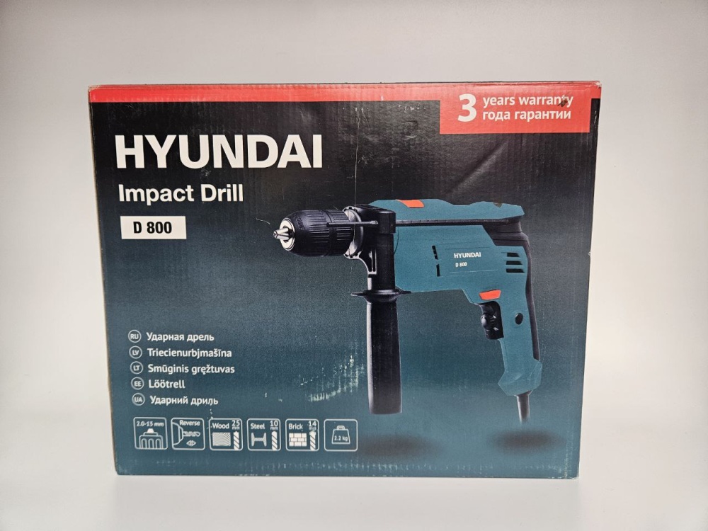Дрель ударная Hyundai D800