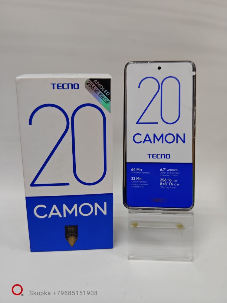 Tecno camon 20 8/256