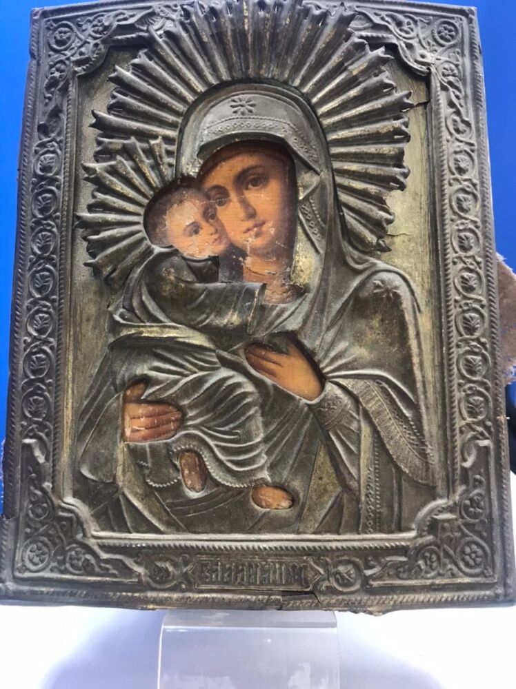 Икона  Казанская икона Божьей Матери