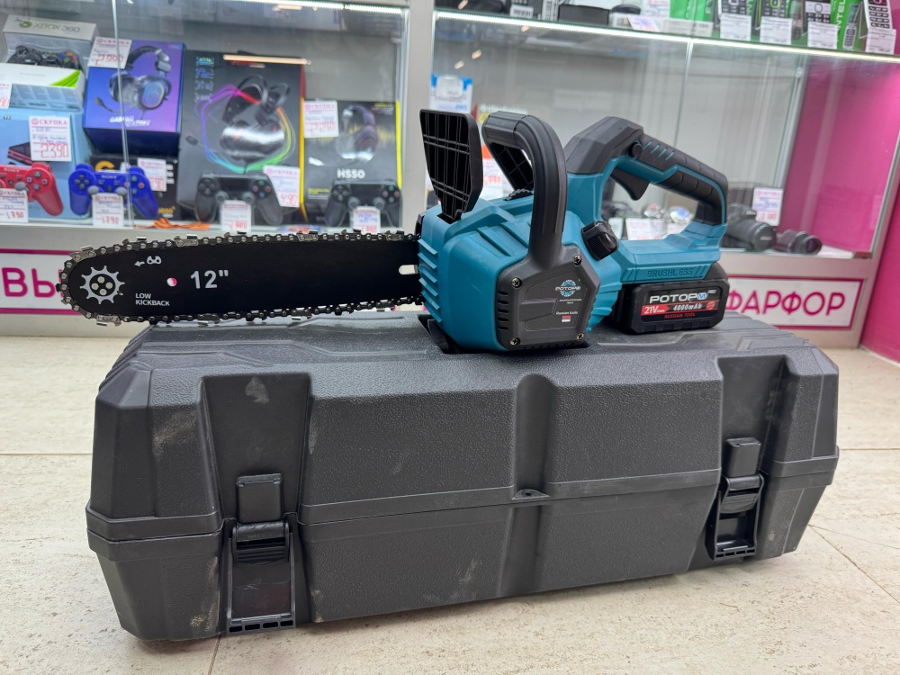 Цепная электропила аккумуляторная "Ротор-М"