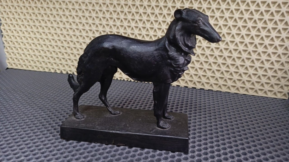 собака гончая каслинское литье 1987 год. А Посядо