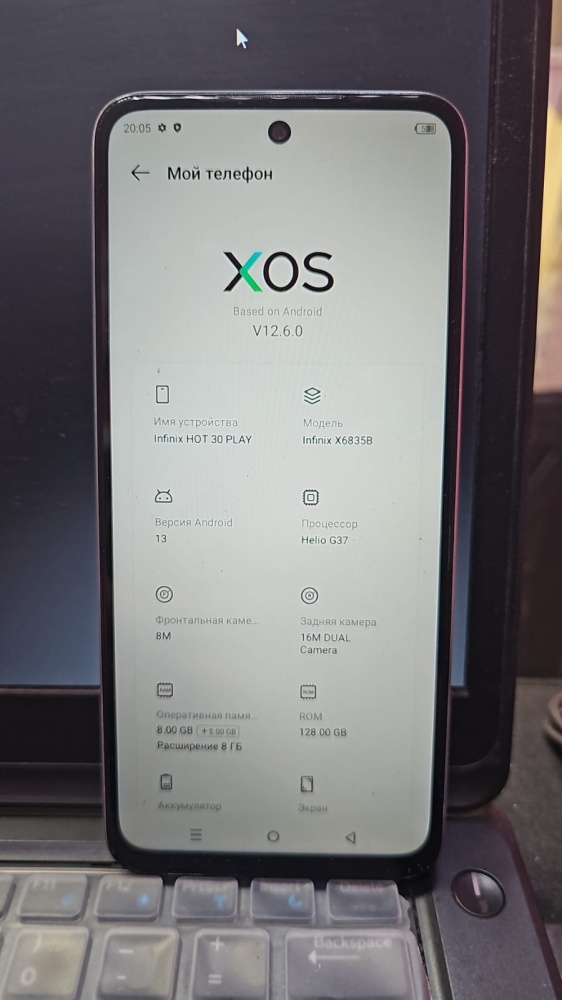 Мобильный телефон Infinix Hot 30 play 8\128