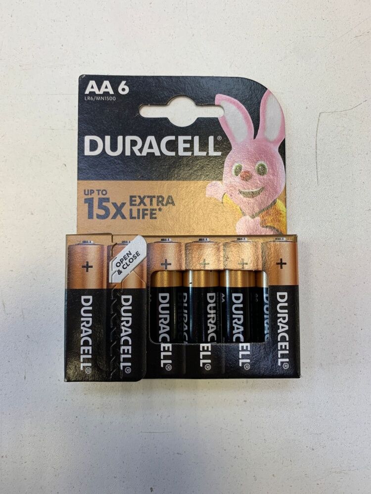 Батарейки DURACELL Extra Life 6шт