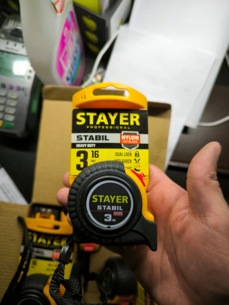 Рулетка Stayer Stabil 3m/16mm