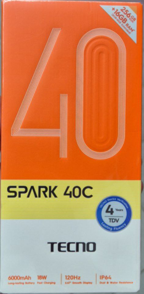 Tecno spark 40c 256\8