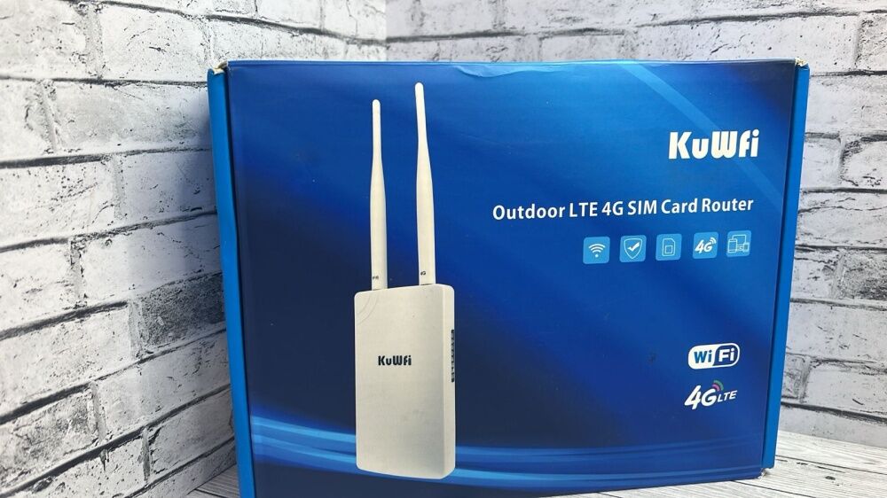 Роутер уличный KuWfi CPF905 со встроенным LTE 4G модемом до 150 Мбит/с и WiFi точкой доступа