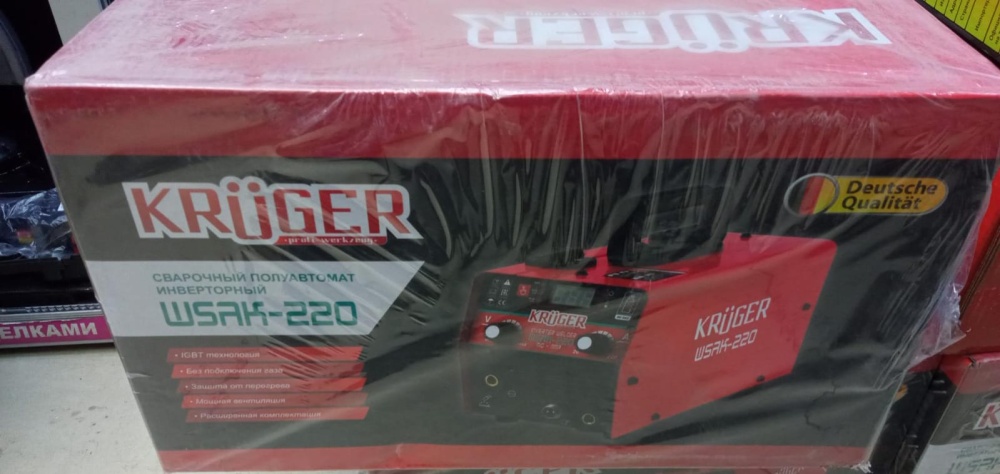 Сварочный инверторный полуаппарат KRÜGER WSAK-220