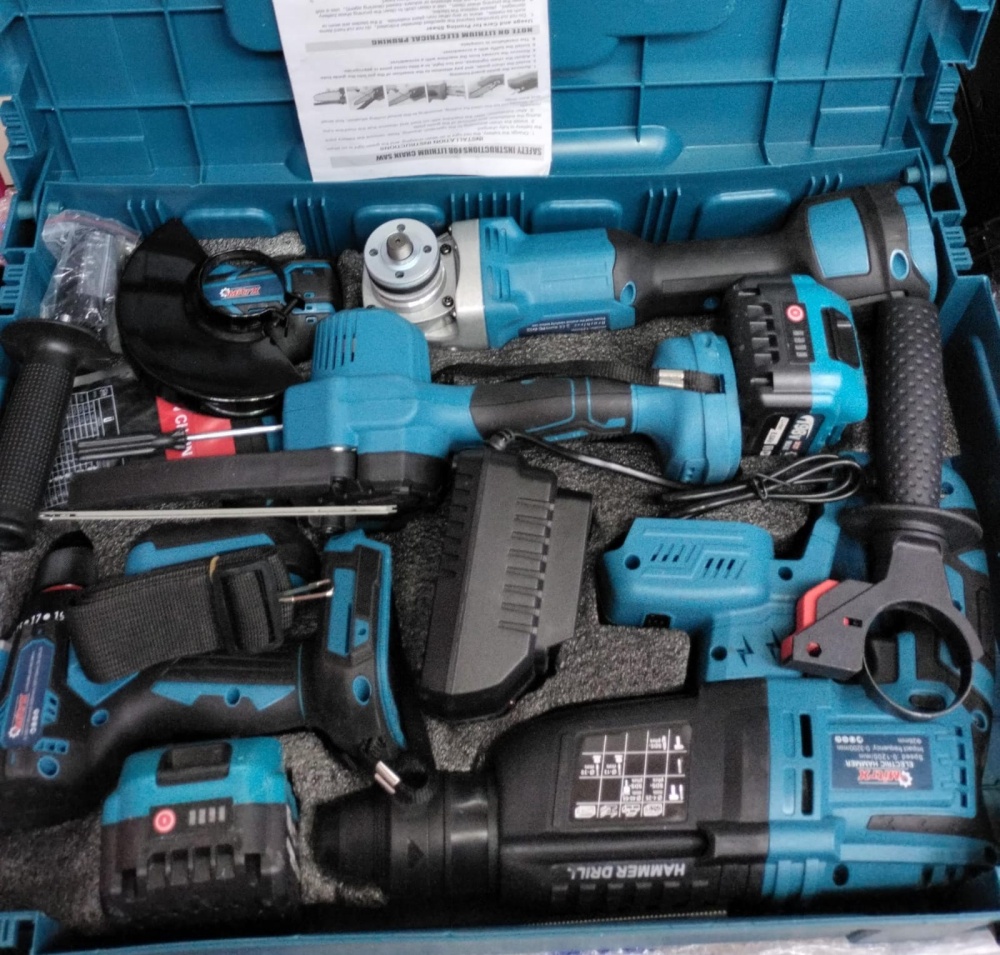 Комплект инструмента 5 в 1 аккумуляторный