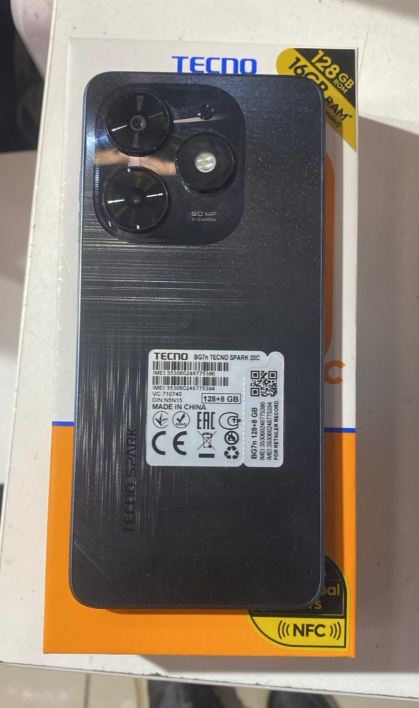 Tecno SPARK 20C 8\128