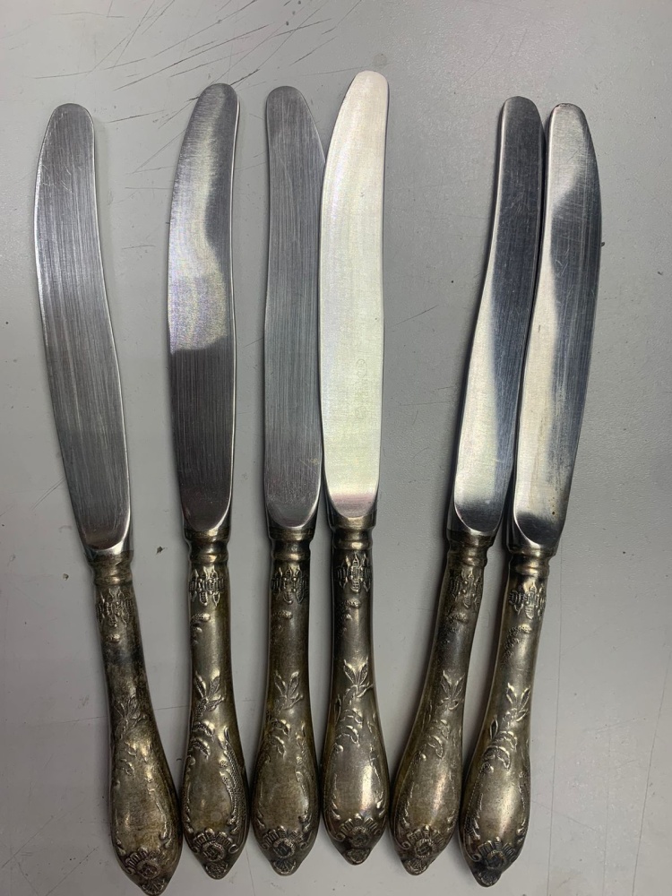Набор ножей мельхтор