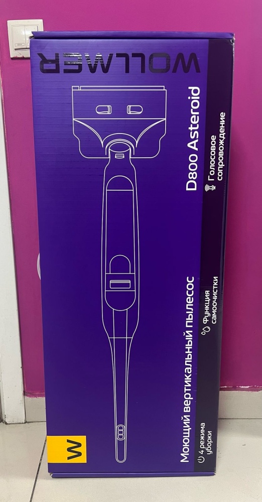 Моющий вертикальный пылесос Wollmer D800