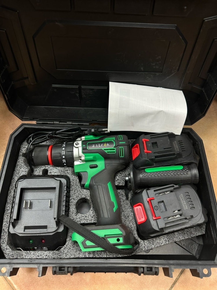 Шуруповерт Zitrek Green Impact 18V