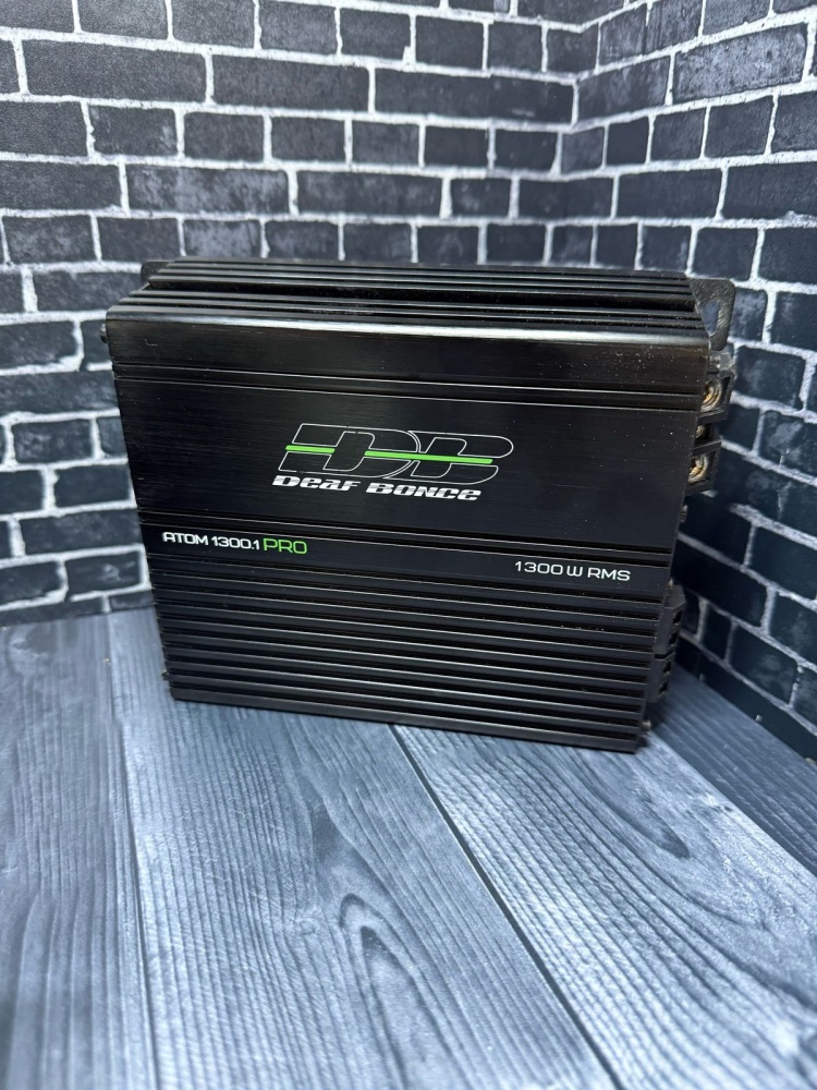 Автоусилитель DeafBounce Atom 1300.1 pro