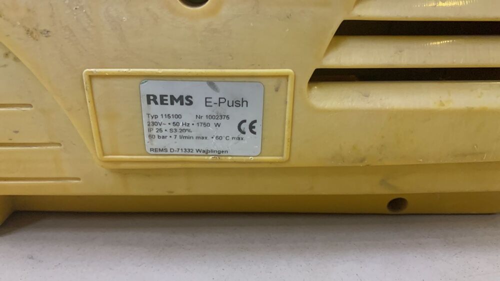 Электрический опрессовочный насос Rems E-Push