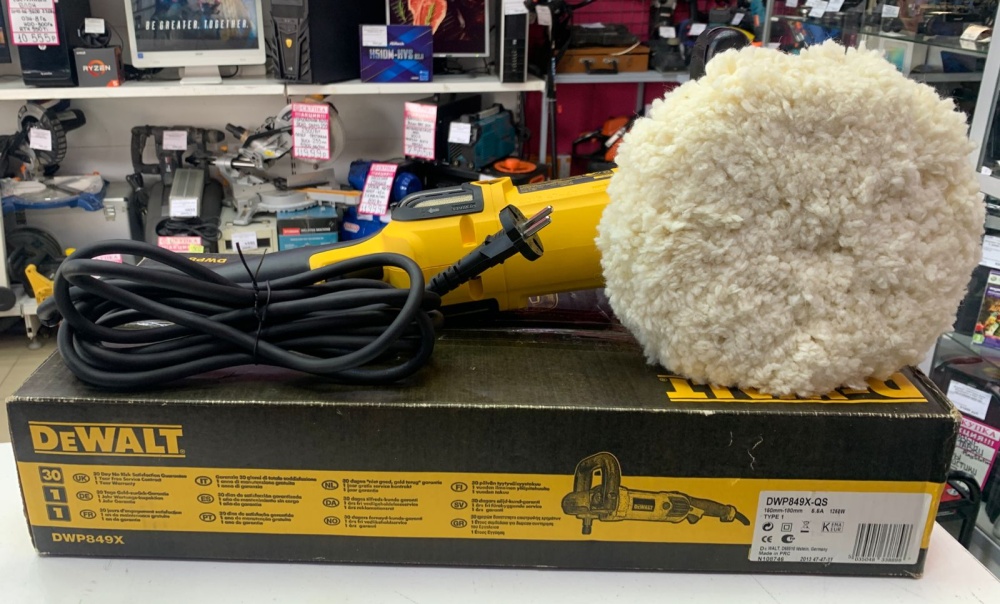 Полировочная машинка DeWalt DWP849X