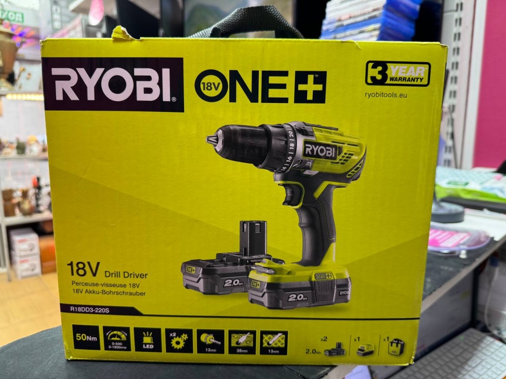 Шуруповерт Ryobi ONE+ R18DD3-220S