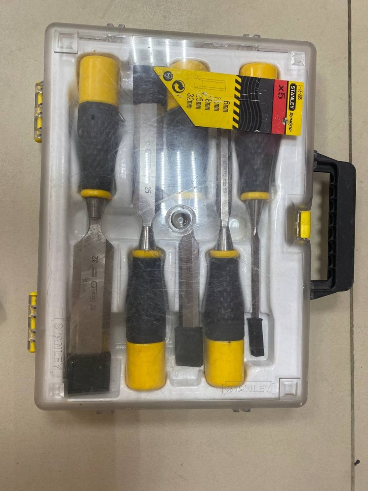 Стамески набор 5 шт. STANLEY 6 mm 12 mm 18 mm 25 mm 32 mm